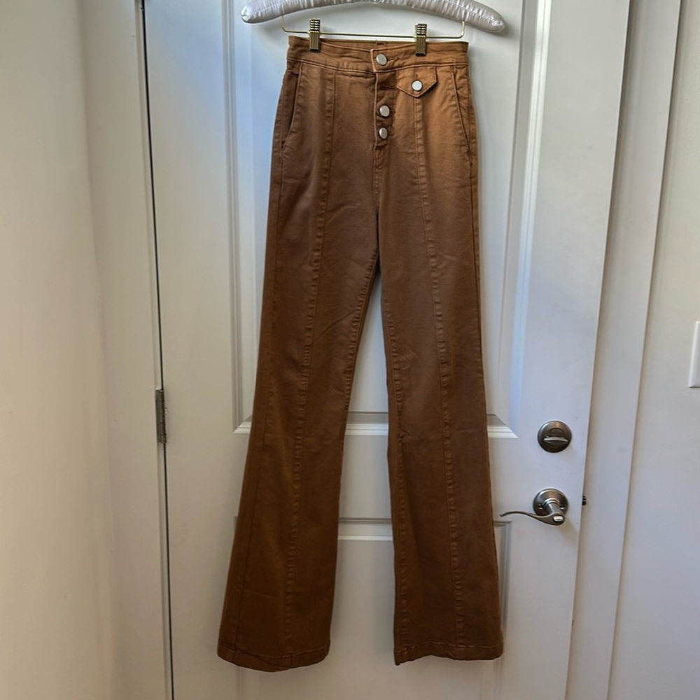 Blanknyc high rise flare jeans